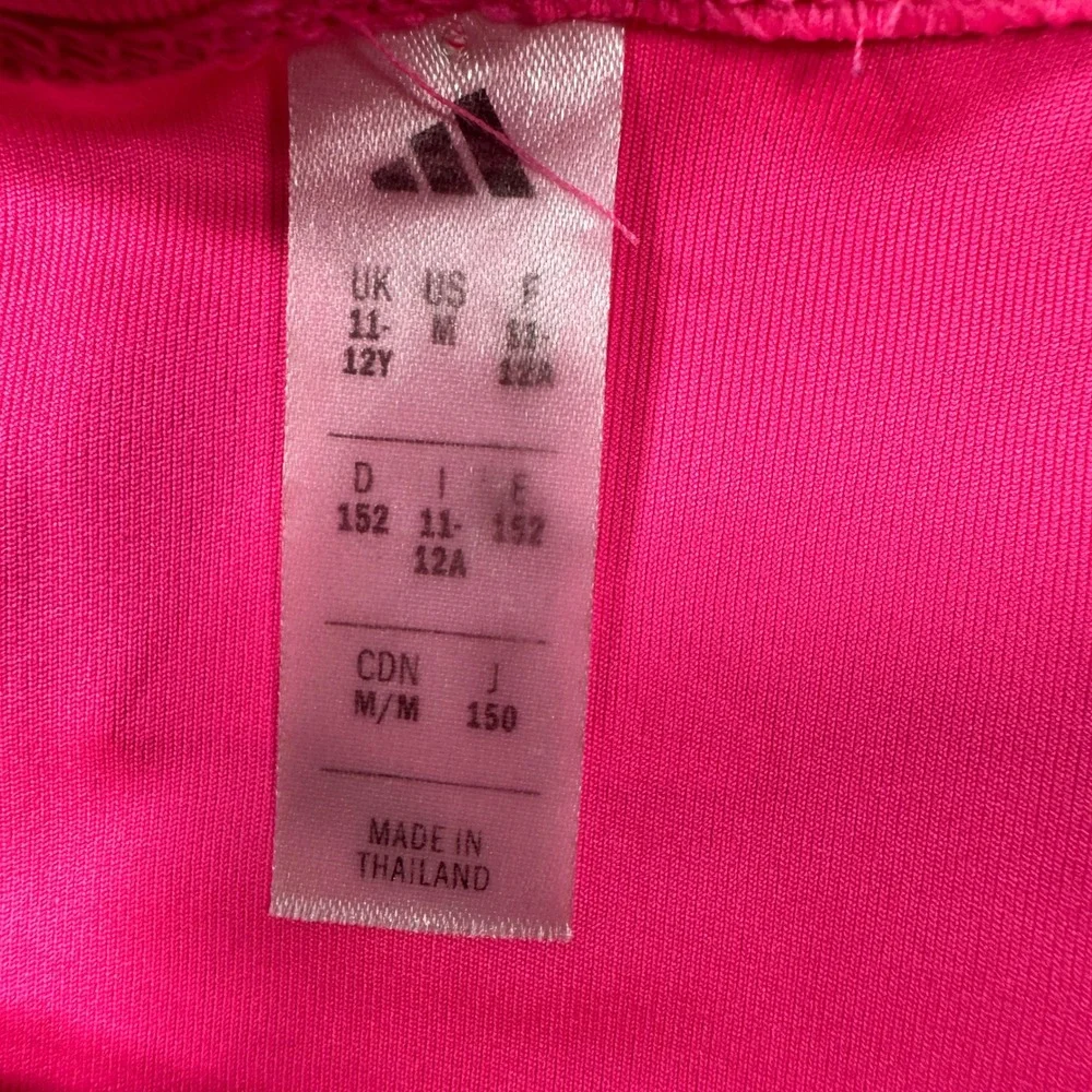 Adidas Girls ClimaCool Athletic Dress Medium Pink Racerback Performance